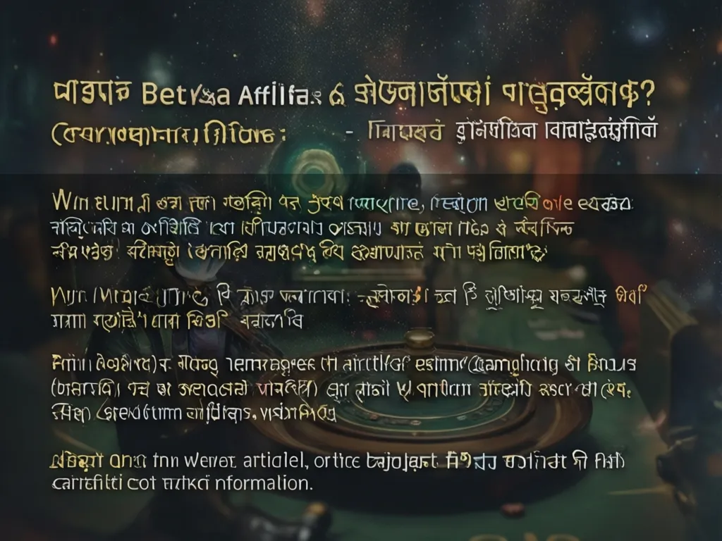 Betvisa Affiliate Program Guide